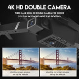 New E88Pro RC Drone 4K Professinal With 1080P Wide Angle Dual HD Camera Foldable RC Helicopter WIFI FPV Height Hold