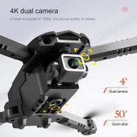 S128 Mini Drone Aerial Camera Automatic Return 4K HD Professional Three Sided Obstacle Air Pressure Fixed Altitude Aircraft Toy Jack's Clearance