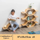 Children's Wooden Bookcase Shelf