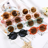 Korea Kids Cute Round Sunglasses for Baby Girls Boys Children Sun Glasses Outdoors UV400 Protection Candy Color De Sol Gafas