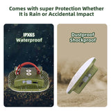 Upgraded Rechargeable LED Camping Light - 15600mAh, Strong, Portable, Zoomable