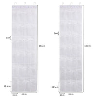 24/28 Large Mesh Pockets Wall Hanging Shoe Organizer Rack Over The Door Fabric Cabinet Closet Sundries Shoe Storage Bag