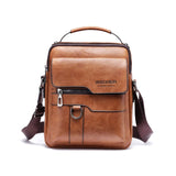 WEIXIER Men Crossbody Bag Shoulder Bags Vintage Men Handbags Large Capacity PU Leather Bag For Man Messenger Bags Tote Bag - Jack's Clearance