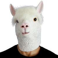 Halloween Mask Ball Cosplay Latex Horse Head Mask Animal Head Set Horse Mask Dog Horse Jun Horse Mask