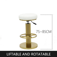 Bar Stools - Counter Height Adjustable Swivel Bar Chair - Modern Stainless Steel - Kitchen Counter Stools - Dining Chairs Set
