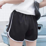 Wide Leg Shorts Sleeping Pants Casual Loose Sports Shorts 2024 Summer Basic Elastic Waist Drawstring Yoga Pants Running Pants