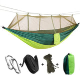 2-Person Camping Hammock with Mosquito Net – Durable Parachute Fabric Sleep Swing for Outdoors
