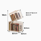 Rotating Bookshelf Organizer – Stylish Storage for Books & Magazines