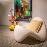 Velvet Minimalist Lounge Chair – Italian-Inspired Nordic Comfort