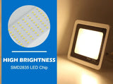 LED Floodlight PIR Motion Sensor Outdoor Spotlight 10–100W IP66 Waterproof Garden Street Light