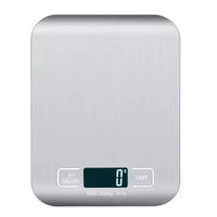 Digital Kitchen Scale with LED Display – 5kg Capacity, Stainless Steel Panel for Food & Jewelry Weighing