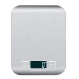 Digital Kitchen Scale with LED Display – 5kg Capacity, Stainless Steel Panel for Food & Jewelry Weighing