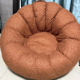 Pumpkin-Shaped Lazy Sofa – Cozy & Washable Lounge Chair for Any Room