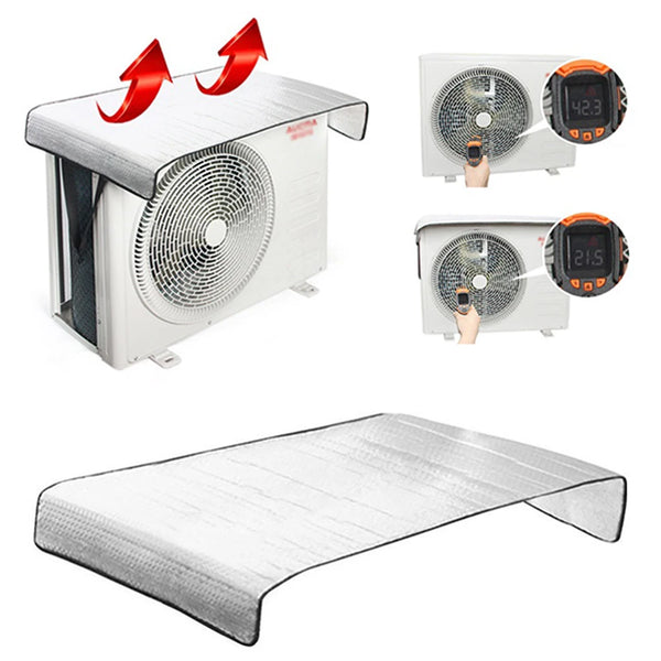 46x95cm Outdoor Air Conditioner Cover – Waterproof, Dustproof & Snowproof Protection