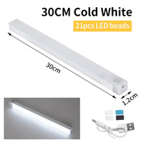 Motion Sensor LED Cabinet Light Rechargeable Induction Night Light Wireless Portable Detector Lamp Kitchen Staircase Backlight