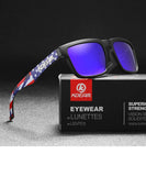 KDEAM 2022 Square Men's Polarized Sunglasses Outdoors Lifestyle Coating Sun Glasses New Matching Colors With Box