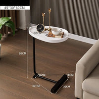 Nordic Side Table Modern Living Room Home Sofa Side Table Hotel Homestay Bedside Side Table Iron Assemble Furniture For Office Jack's Clearance