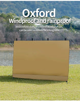 10x10ft Waterproof Khaki Canopy Sidewall for Pop-Up Gazebo