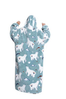 Oversized Wearable Blanket Cozy Warm Hoodie for Adults Soft Sweatshirt for Gifts One Size Fits All