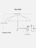 Travel Umbrella Compact Lightweight Portable Automatic Strong Waterproof Folding Umbrellas With 6 Rib Reinforced Auto Open Close
