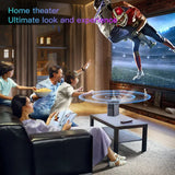 HONGTOP S30 Global Version 1080P Android Projetor 400 Ansi Lumens Portable Projector Smart TV WIFI Home Beamer LED Projector Jack's Clearance