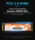 Bestoss Nvme M2 Ssd 1tb Notebook Ssd Nvme M2 256gb Diy Gaming Computer Internal Solid State Drives For Laptops GM228