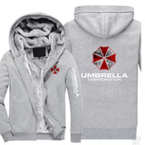 2025 Leisure Versatile Hoodies Autumn And Winter Man's Popular Jacket Umbrella Corporation Graphic Logo Print Fleece Warm Coat