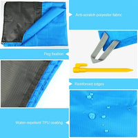 Pocket Picnic Waterproof Beach Mat Sand Free Blanket Camping Outdoor Picknick Tent Folding Cover Bedding Jack's Clearance
