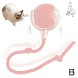 Electric Interactive Cat Toys Ball Auto Rolling Ball Toys For Cats Pets Smart Automatic Teaser USB Rechargeable R9M3
