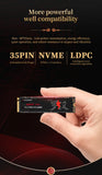 Huadisk SSD NVMe M2 1TB 512GB Internal SSD Drive TLC PCIE3.0 3000MB Speed for GIGABYTE/MSI/ X99 X79 for DIY Gaming Computer PC