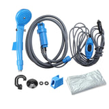 Portable Camping Shower 12v Car Cigarette lighter Handheld Outdoor Camp Shower Pump for Travel Camp Hiking Pet Shower Car Wash