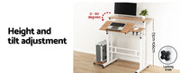 Standing Laptop Desk – Adjustable Table for Bedside, Office & Studio