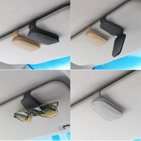 Universal Car Sunglasses & Card Holder – Visor Clip Organizer
