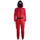 Squid Game Costume Set - Cosplay Jumpsuit, Jacket, Helmet, Masks, Party Props