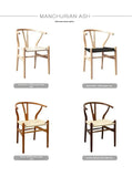 Nordic Cane-Woven Wooden Armchair – Indoor/Outdoor Lounge Chair