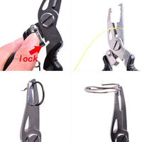 Aorace Multifunction Fishing Tools - Accessories for Winter Tackle - Pliers, Vise, Knitting Flies, Scissors, Braid Set, Fish Tongs