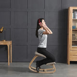 Ergonomic Wooden Kneeling Chair