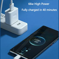 7A 100W USB Type C Super-Fast Charge Cable for Huawei P40 P30 Fast Charging Data Cord for Xiaomi Mi 13 12 Pro Oneplus Realme POCO Jack's Clearance