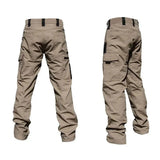New Men's Tactical Work Pants Outdoor Waterproof Cargo Trousers Casual Multi-pocket Wear-Resistant Outdoor Training Trousers
