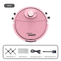 3 In 1 Intelligent Sweeping Robot Home Sweeping Machine Vacuuming Wireless Vacuum Cleaner Sweeping Robot Home Strong Cleaning Jack's Clearance