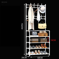 Multi-layer Shoe Rack & Coat Hanger Jack's Clearance