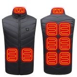 21 Heated Vest Zones Electric Heated Jackets Men Women Sportswear Heated Coat Graphene Heat Coat USB Heating Jacket For Camping