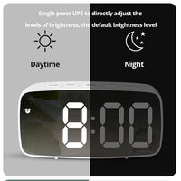LED Mirror Table Clock