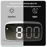 LED Mirror Table Clock