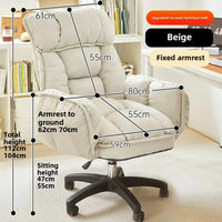 Velvet Kids' Office Chair with Wheels – Comfy Throne for Reading & Study