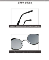 Metal Steam Punk Style Sun Glasses Steampunk Fashion Men Retro Round Sunglasses