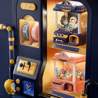 Doll Machine - Coin Operated Play Game - Mini Claw Catch Toy Machines - Dolls Maquina Dulces - Children Interactive Toys - Birthday Gifts