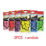 Natural Vanilla Tea Leaf Car Air Fresheners – Hanging Auto Perfume (3–60 Pack)