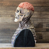 Horror Skull Mask with Movable Jaw for Halloween Cosplay
