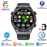 2023 New NFC ECG+PPG Bluetooth Call Smartwatch GPS Tracker Motion Bracelet Fitness For Huawei Watches Ultimate Smart Watch Men